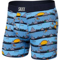 Saxx Herren Boxershorts blau/orange/grau XL