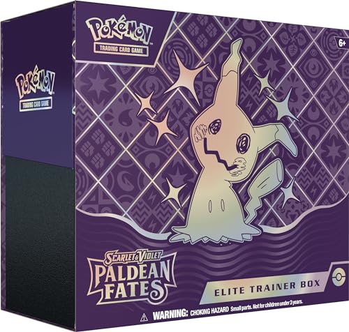Pokémon TCG: Scarlet & Violet – Paldean Fates Elite Trainer Box (9 Booster, 1 Full-Art Foil Promo-Karte & Zubehör)