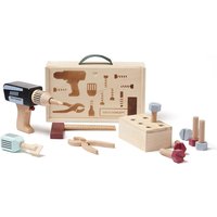 scandictoys Kids Concept Holz Werkzeugkoffer 1000608 12-teilig Holzspielzeug Spielzeug