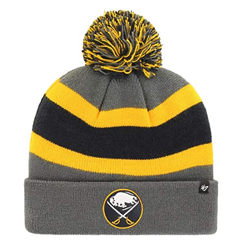 47 Brand Buffalo Sabres NHL Charcoal Breakaway Cuff Knit Beany Hat One Size Mütze Forty Seven