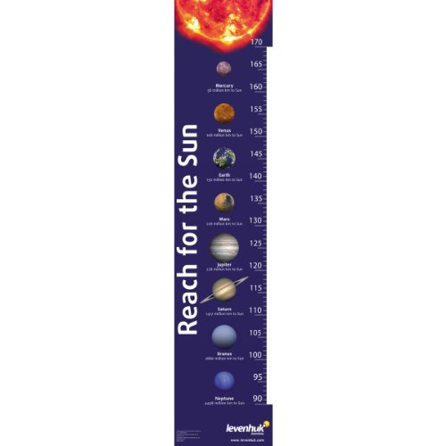 Levenhuk Reach For The Sun Educational Growth Chart — ein Spielerischer Weg, um Alle Planeten Des Sonnensystems Kennenzulernen (Englische Ausgabe)