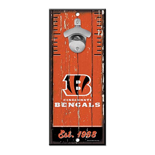 Wincraft Cincinnati Bengals NFL Schild mit Flaschenöffner