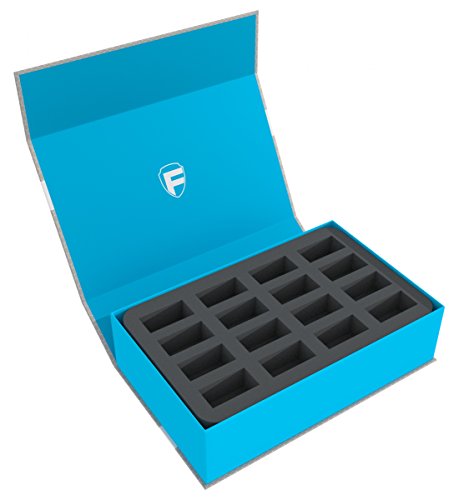 Feldherr Magnetbox blau für 32 Standard Miniaturen