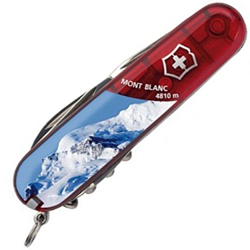 Victorinox Taschenwerkzeug Offiziersmesser Spartan Mont Blanc Rot Transparent, 1.3603.TE26