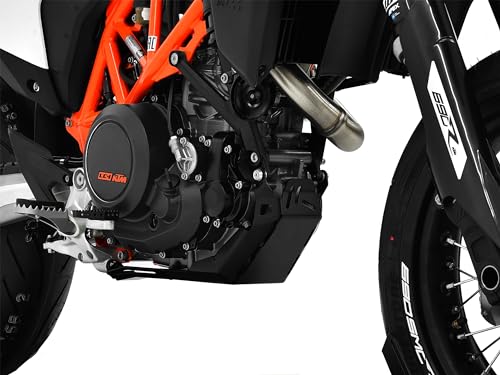 ZIEGER Motorschutz Unterfahrschutz kompatibel mit KTM 690 SMC R / 690 Enduro R schwarz