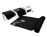 MSI Wide XXXL Stitched Edge Non-Slip Rubber Base 36” X 16” X 0.1” Premium Gaming Mouse Pad (Agility Gd70)