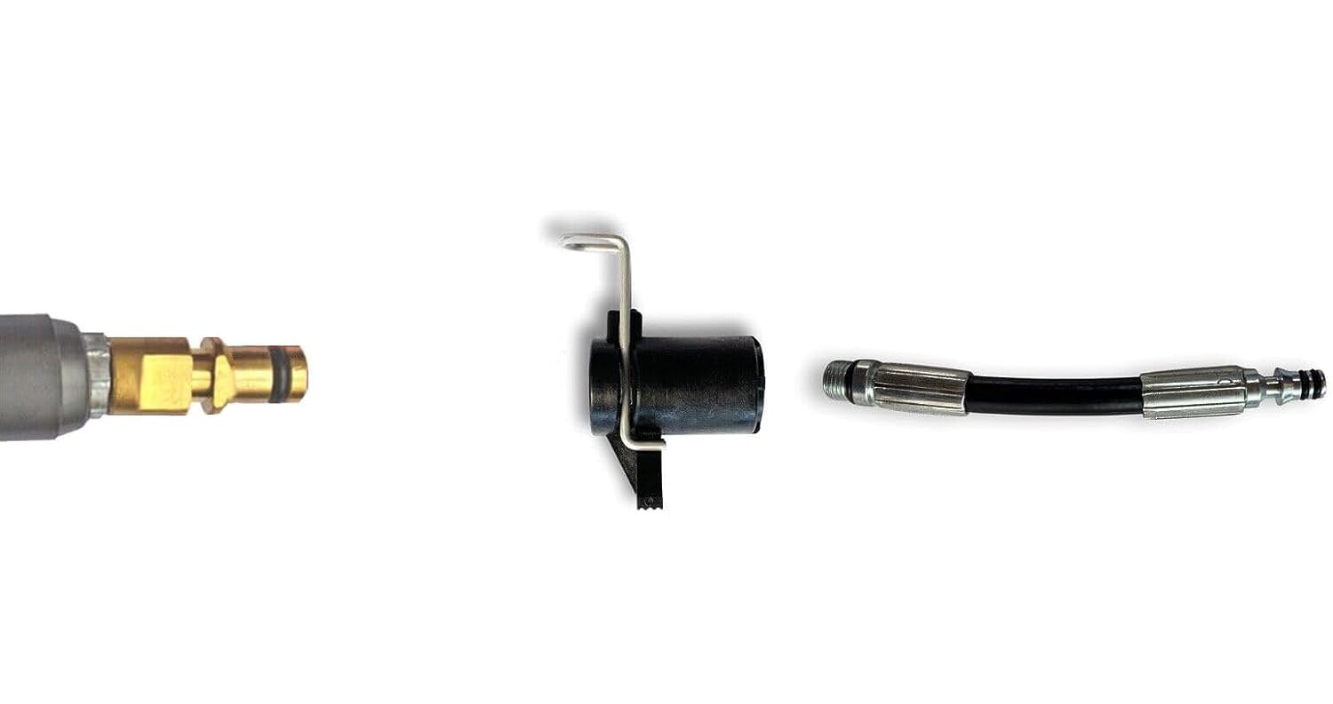 M&M Smartek Hochdruck Adapter für Schlauch Stecker/Konverter für Hochdruckreiniger kompatibel zu/wie von Parkside auf/kompatibel zu Kärcher (Option A auf Kärcher)