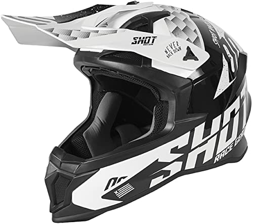 Shot Lite Rush Motocross Helm (Black,XL (61/62))