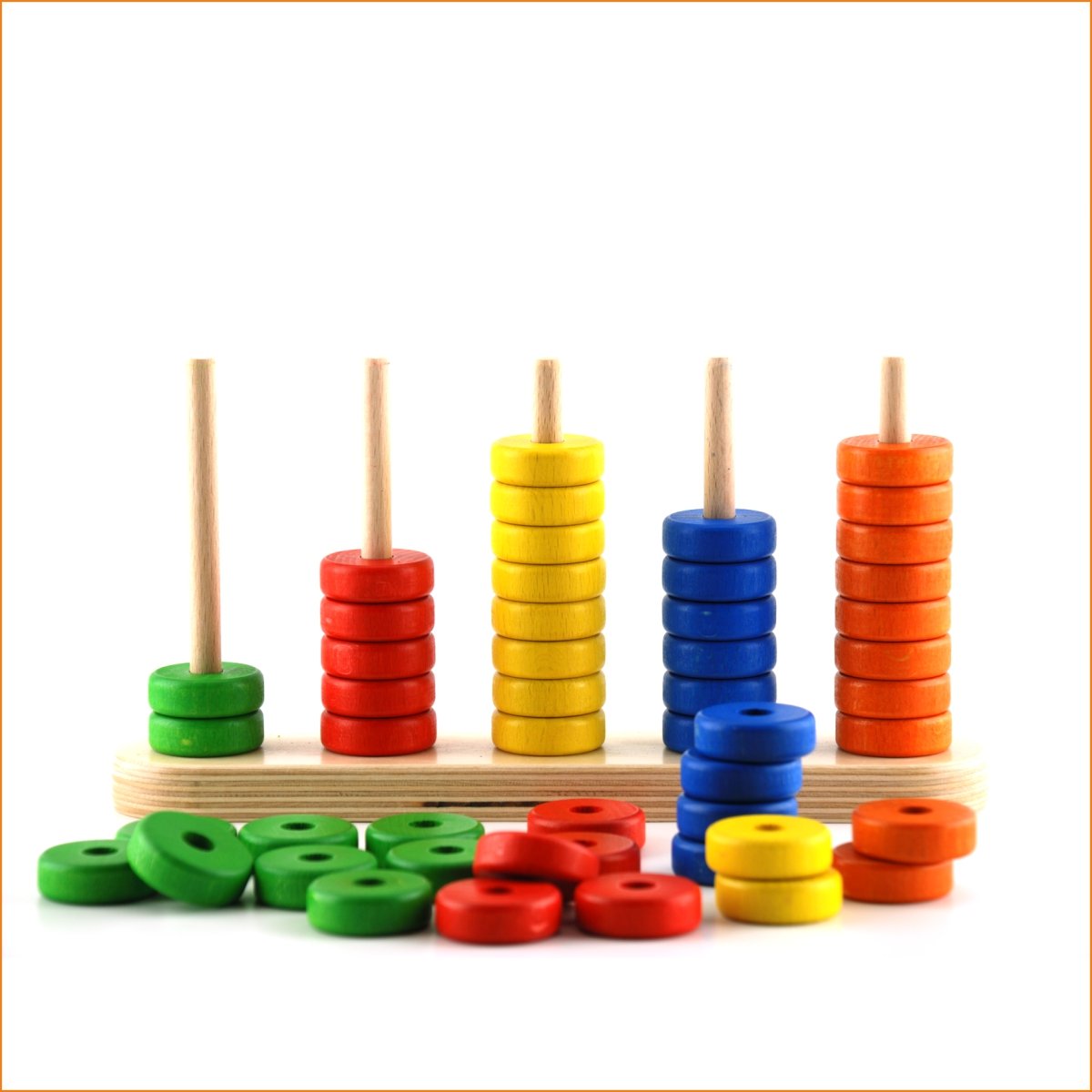 Dida - Abakus 5 Rechenschieber Mathematisches Lernspielzeug Ich Lerne Spielerisch Zählen Mit Dem Kinderrechner EIN Lernspielzeug Von Montessori