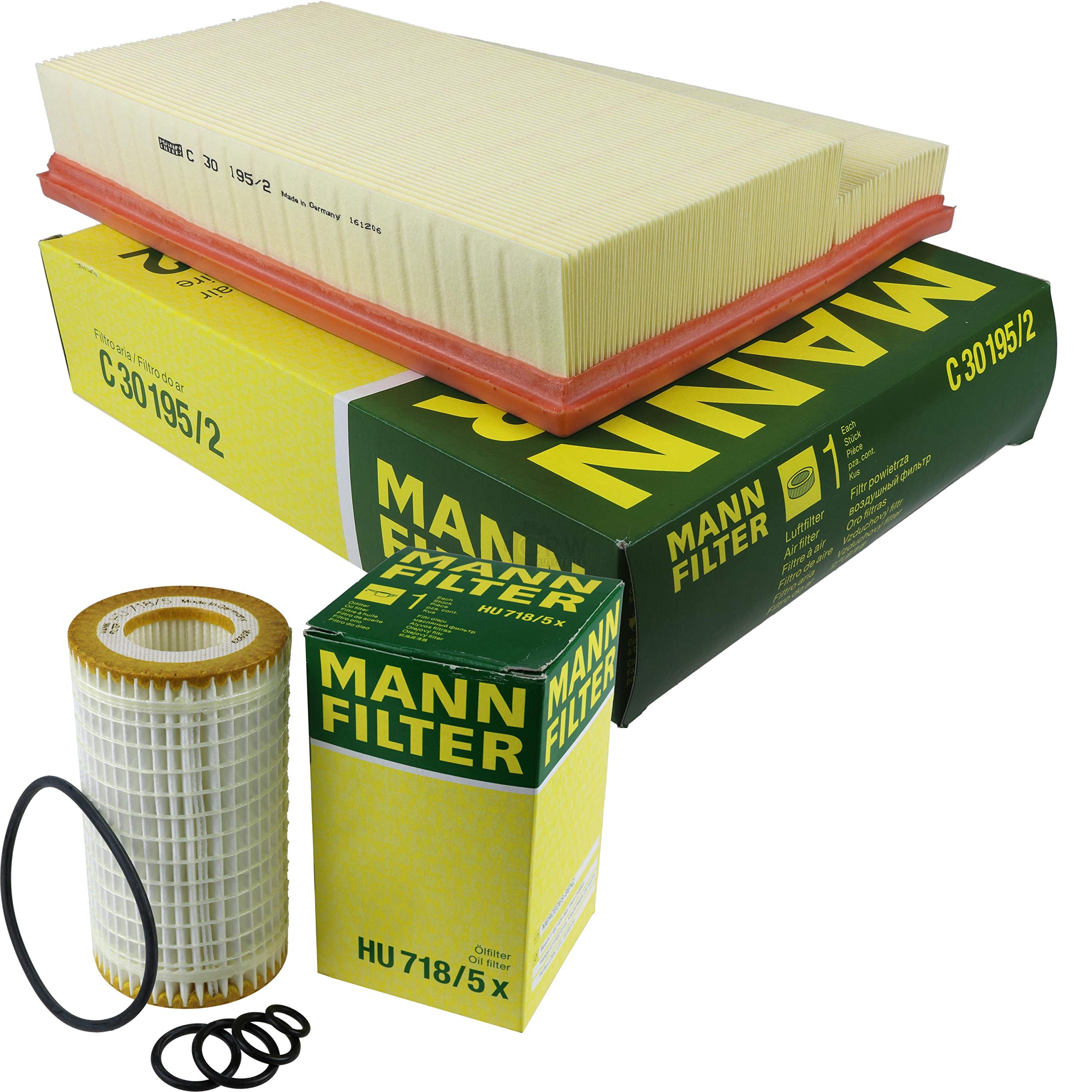 MANN-FILTER Inspektions Set Inspektionspaket Luftfilter Ölfilter