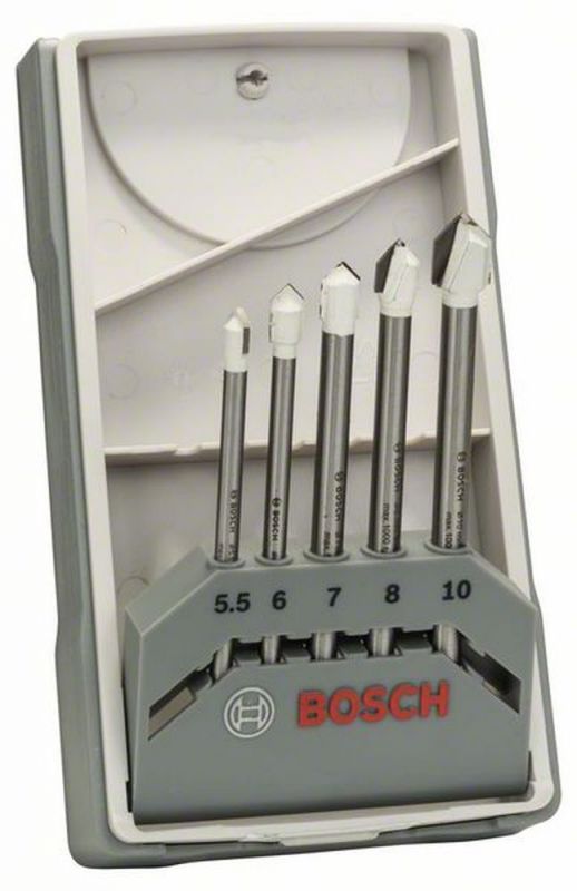 Bosch Fliesenbohrer-Set CYL-9 Ceramic, 5-teilig, 5,5 - 10 mm 2608587170