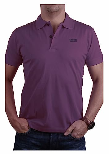 Roberto Cavalli Herren Poloshirt (as3, Alpha, xx_l, Regular, Regular, Purple 2)