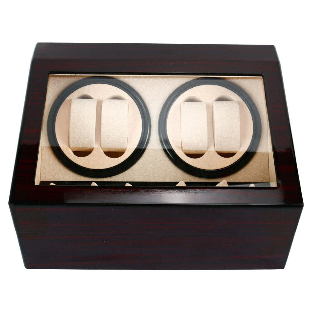 TIXBYGO Uhrenbeweger Uhrenbox 4+6 Uhren Watchwinder Automatisch Uhrendreher Kasten