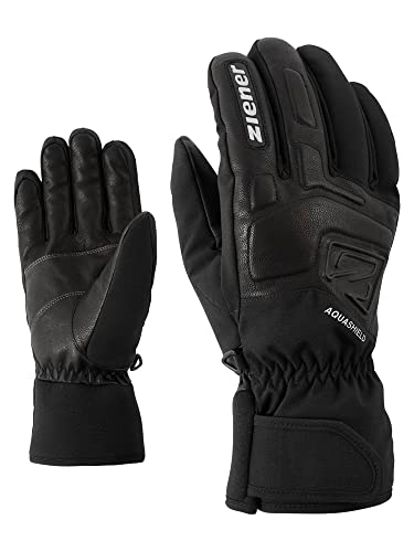 Ziener Erwachsene GLYXUS AS(R) Glove Alpine Ski-handschuhe/Wintersport | Wasserdicht, Atmungsaktiv, , schwarz (black), 10