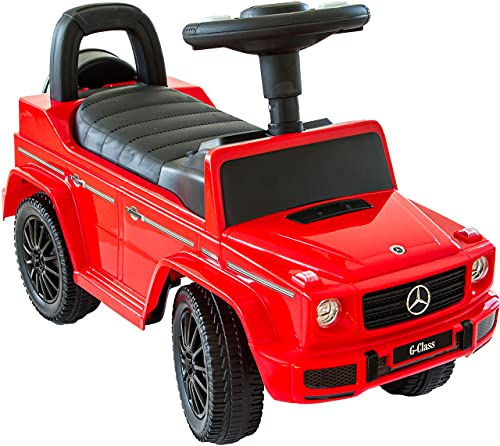 Rutscherauto Mercedes G350d, Babyrutscher mit leisen Kunststoffrädern, Kinderfahrzeug, Rutschauto