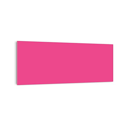 DekoGlas Küchenrückwand 'Pink Einfarbig' in div. Größen, Glas-Rückwand, Wandpaneele, Spritzschutz & Fliesenspiegel