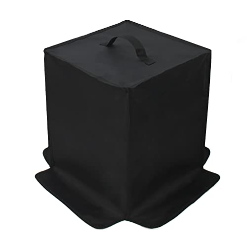 Zeberoxyz 3D-Drucker Warmes Gehäuse,3D-Druckerabdeckungen,zusammenklappbarer Schuppen,staubdicht,feuerfestes Heizzelt,Geräuschreduzierung für 3D-Drucker(11,8x11,8x18,1 Zoll)