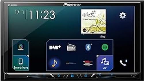 Pioneer SPH-DA230DAB Multimedia-Player/Autoradio mit 7"-Clear-Type-Touchscreen, USB-/AUX-Anschluss, Bluetooth, unterstützt Android Auto und Apple CarPlay, 2-DIN
