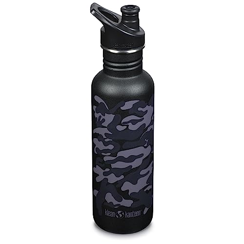 Klean Kanteen Unisex – Erwachsene Klean Kanteen-1008927 Flasche, Black Camo, One Size