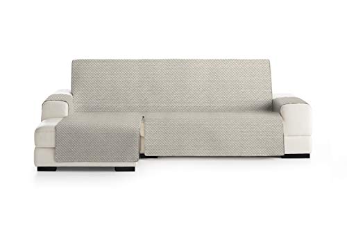 Eysa Mist Sofa überwurf, Polyester, C/1 beige-grau, Chaise Longue 290 cm. Geeignet für Sofas von 300 bis 350 cm