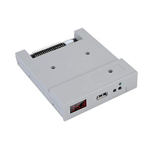 Byged USB-Emulator Floppy, SFR1M44-U100 3,5 Zoll 1,44 MB USB SSD Diskettenlaufwerk Emulator, 5 V DC, Plug and Play