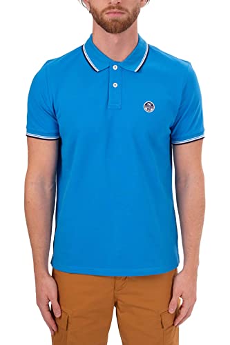 NORTH SAILS - Men's regular polo shirt with logo collar - Size XXL