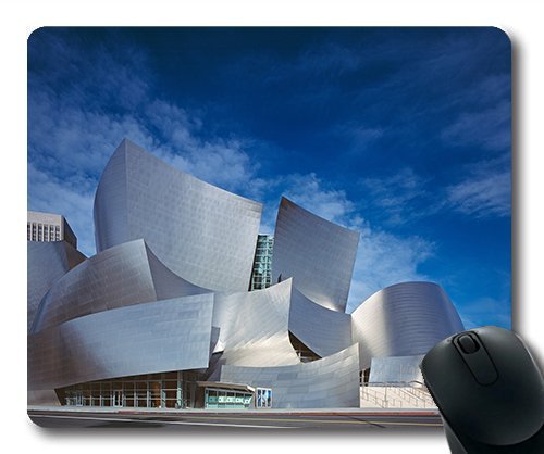 (Precision Lock Edge Mouse Pad) Walt Disney Center Concert Hall Hall Architecture Gaming Mouse Pad Mouse Mat for Mac or Computer