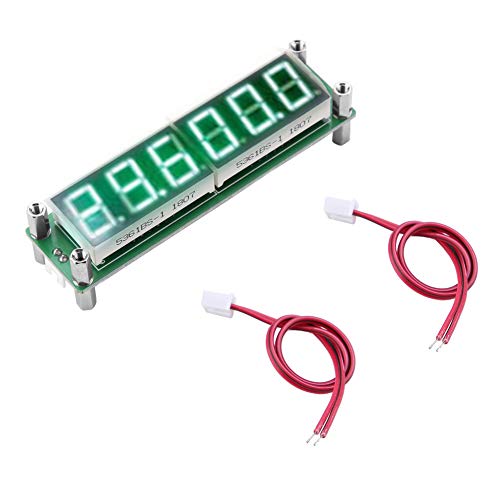 Hohe Empfindlichkeit Digitale Frequenzmesser, PLJ-6LED-H LED Anzeige Digitales Signal Frequenzzähler Cymometer, 1MHz-1000MHz, 90 mA(Green Font)