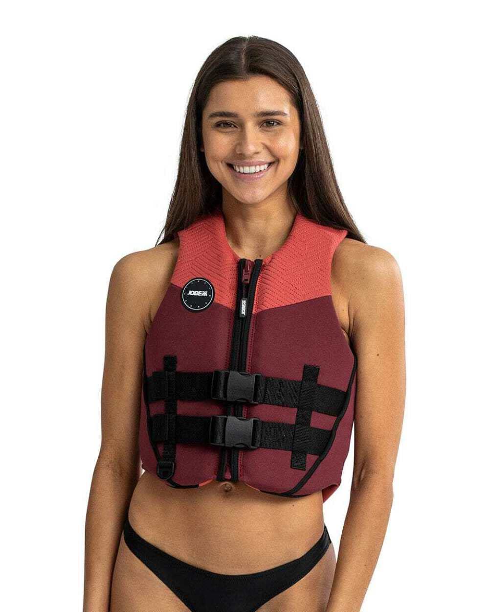 Jobe Womens 50n Neopren Neoprenanzug Wassersport Wasserski Jetski Wakeboarding Safety Impact Vest - Top - Rose Pink