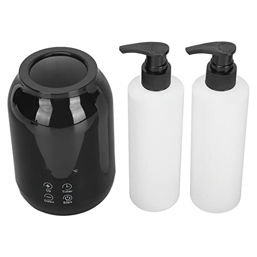 Einzelflaschen-Ölerhitzer mit LED-Anzeige und Temperaturregelung, Tragbar für den Reisegebrauch, Hält Lotionen und Cremes über der Körpertemperatur (EU-Stecker)