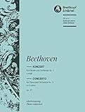 Klavierkonzert Nr.3 c-moll op. 37 - Ausgabe von Eugen d'Albert für 2 Klaviere (EB 4333)