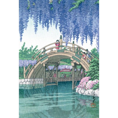 Puzzle Mich�le Wilson WISTERIA AT KAMEIDO 250 Teile Puzzle Puzzle-Michele-Wilson-A1059-250
