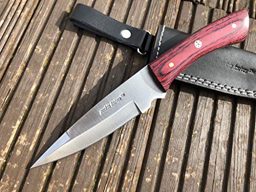 Perkin Knives HK799 Handgemachtes Jagdmesser mit Lederscheide