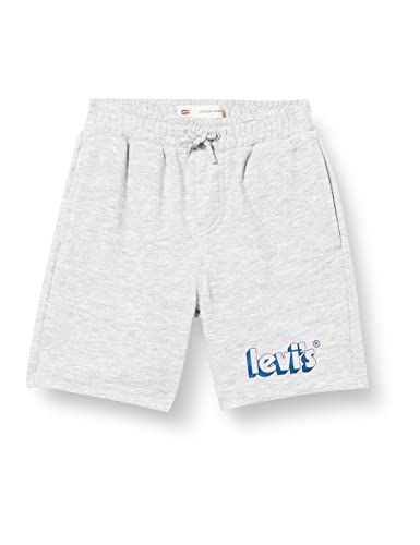 Levi's Kids Baby-Jungen Lvb Graphic Jogger Shorts, Light Grayheather, 9 Monate