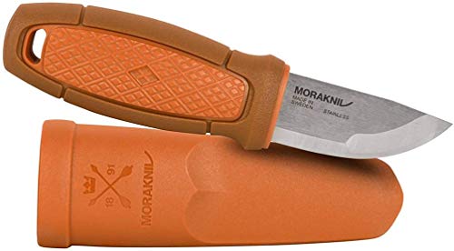 Morakniv Unisex-Adult Orange Eldris Knife Messer Outdoor Bushcraft-Burnt
