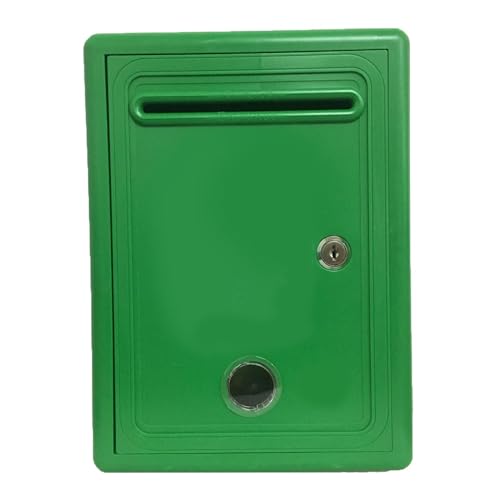Folpus Vorschlagsbox, Kommentarbox, Mehrzweck-Beschwerdebox, abschließbare Spendenbox, Briefkasten, Grün