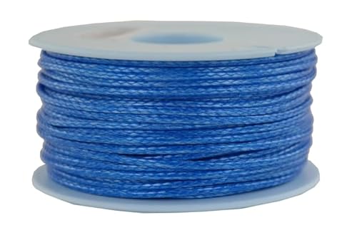 Gepotex Dyneema Flechtschnur Seil Dyneemaseil Flechtleine aus Dyneema - Durchmesser 2mm - 30 Meter Fb. blau