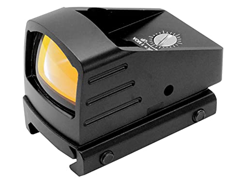 BEGADI Compact Dot 'Style 2', schwarz (19mm Version) mit Einstellbarer Helligkeit, für 21mm Rails