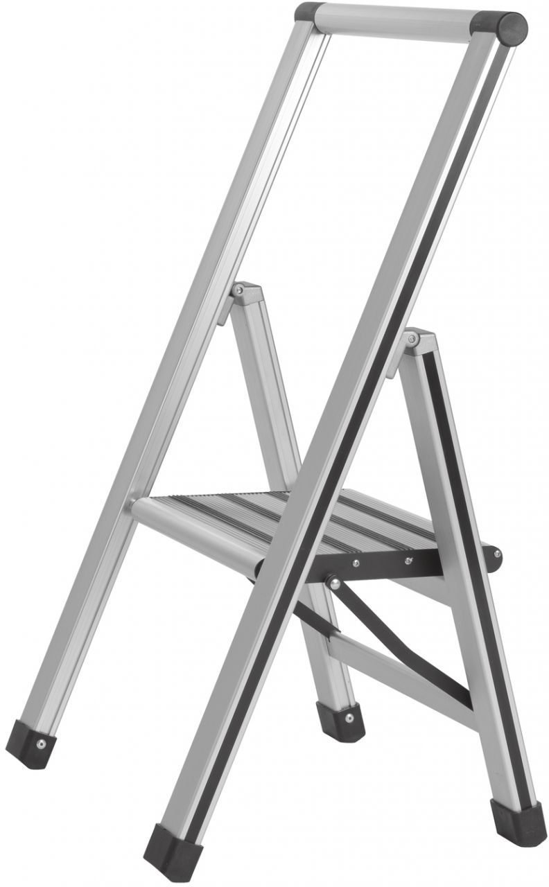 Wenko Aluminium-Design Klapptrittleiter 2,05 m