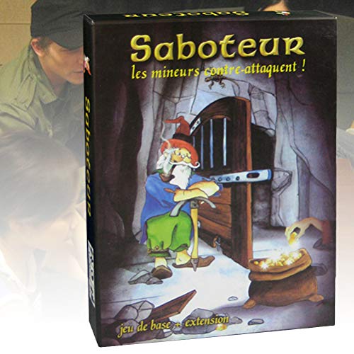 Sahgsa Saboteur-Kartenspiele, 286 Karten, Saboteur-Version 1 + 2, verbunden mit dem Mechanismus des Piazzamento