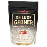Activlab De Luxe Gainer 3000g 3kg Deluxe Gainer Mass Gainer Massgewinner Muskel (Strawberry)