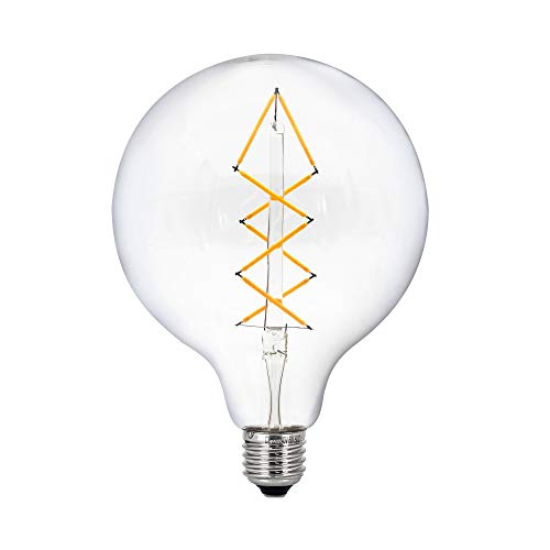 hellum 218015 LED Birne Filament Glühlampe Leuchtmittel Lampe E27 Warmweiß 2200 K 5 W