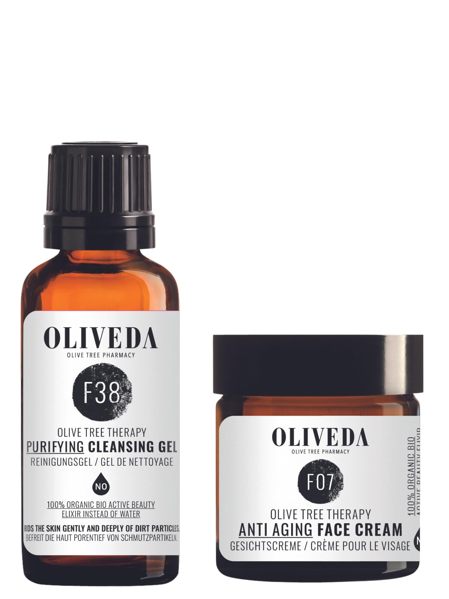 *Neu* Oliveda Anti-Aging Creme (30ml) + Klärendes Reinigungsgel (30ml)