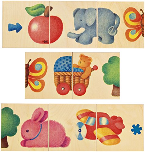 Selecta 62006 Bilderkette, Legespiel aus Holz, 8 Teile, Mehrfarbig