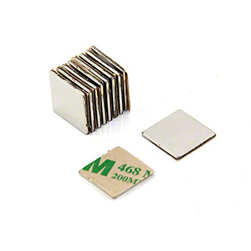 Magnet Expert® Kleber 15 x 15 x 1 mm dicker N42 Neodymium-Magnet - 1.2kg Pull (Nord) (Packung mit 100)