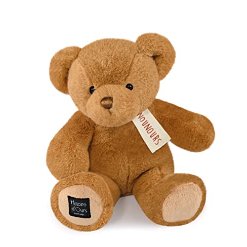 Histoire d'Ours - Der Teddybär, Haselnuss, 28 cm, Braun, 28 cm, Geschenk zur Geburt – HO3226