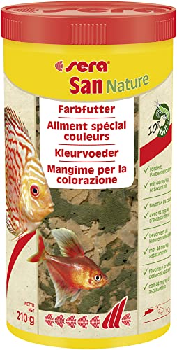 Sera san Nature das natürliche Farbfutter ohne Farb und Konservierungsstoffe, 1er Pack (1 x 10 l)