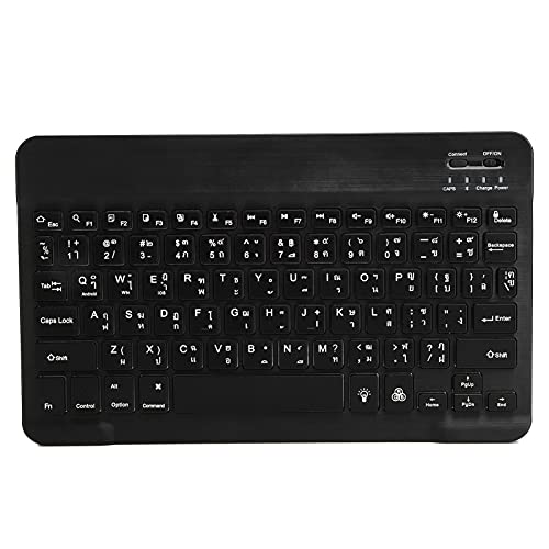 Hosi Tastatur, 10 Zoll Square Keycap Computertastatur für Smartphones für Laptops für Tablets (Thailändisch)