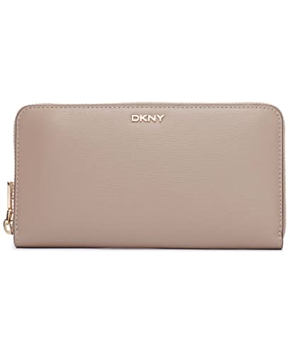 DKNY Women's Standard DKNY Womens Bags Wallet, Y8R - LT Toffee/SLVR, 1