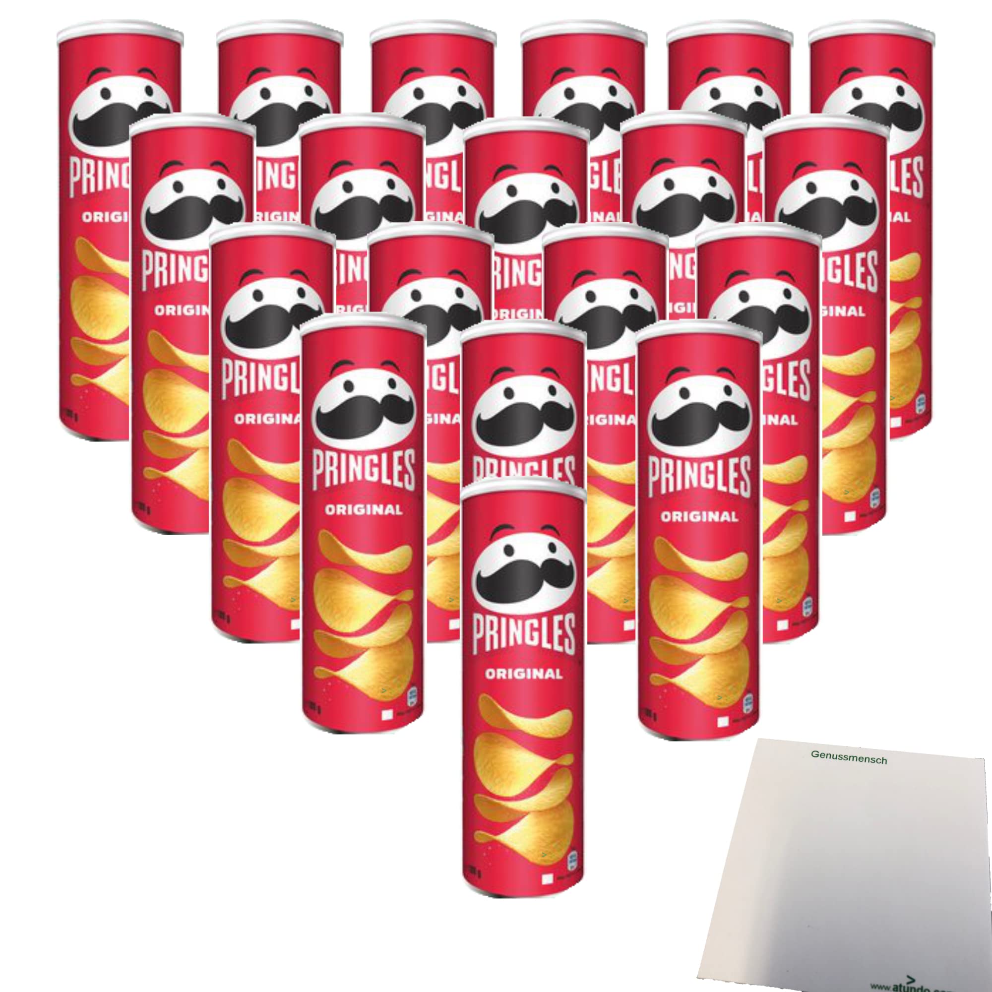 Pringles Original 19er Pack (19x185g Packung) + usy Block